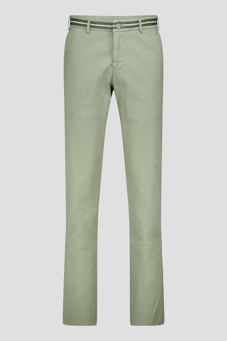 Productfoto 1 van Lichtgroene chino - Milano - Slim fit door Brassville voor Heren
