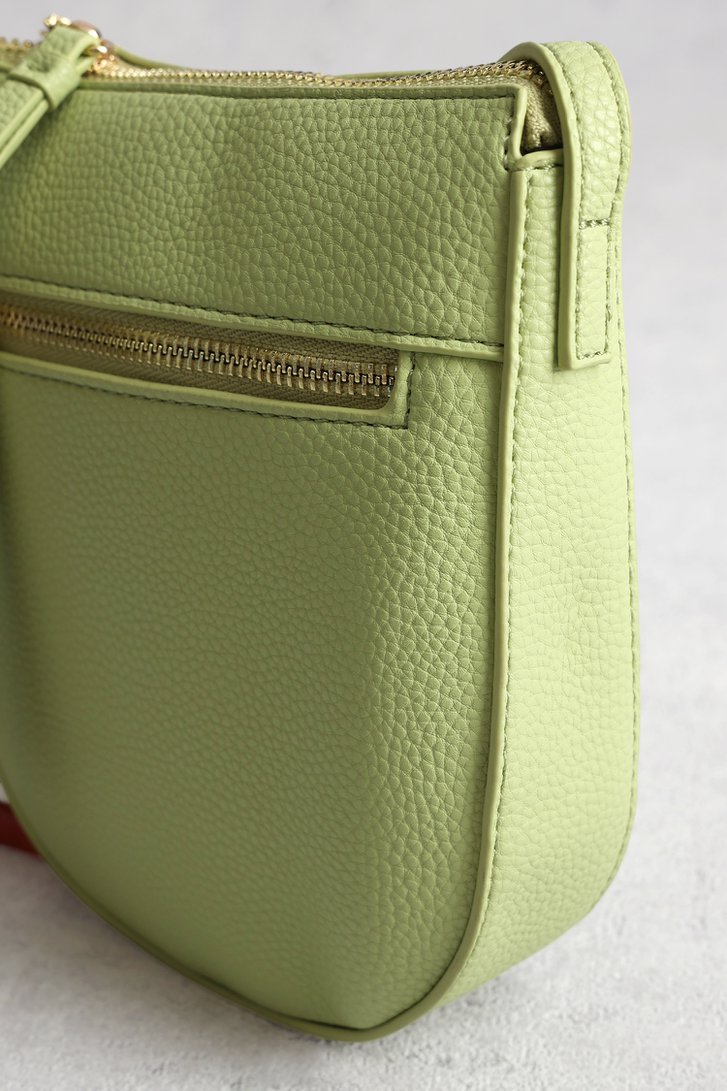 Lichtgroene handtas met lederlook van Liberty Island voor Dames
