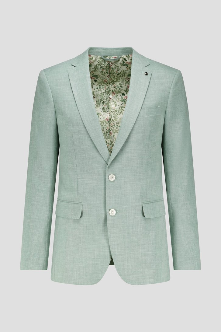 Productfoto 1 van Lichtgroene  kostuumvest – Regular fit  door Dansaert Black voor Heren