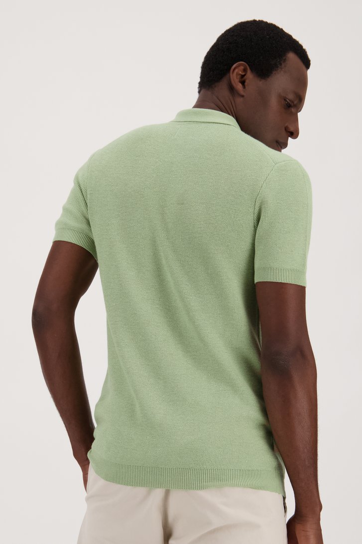 Lichtgroene polo  van Casual Five voor Heren