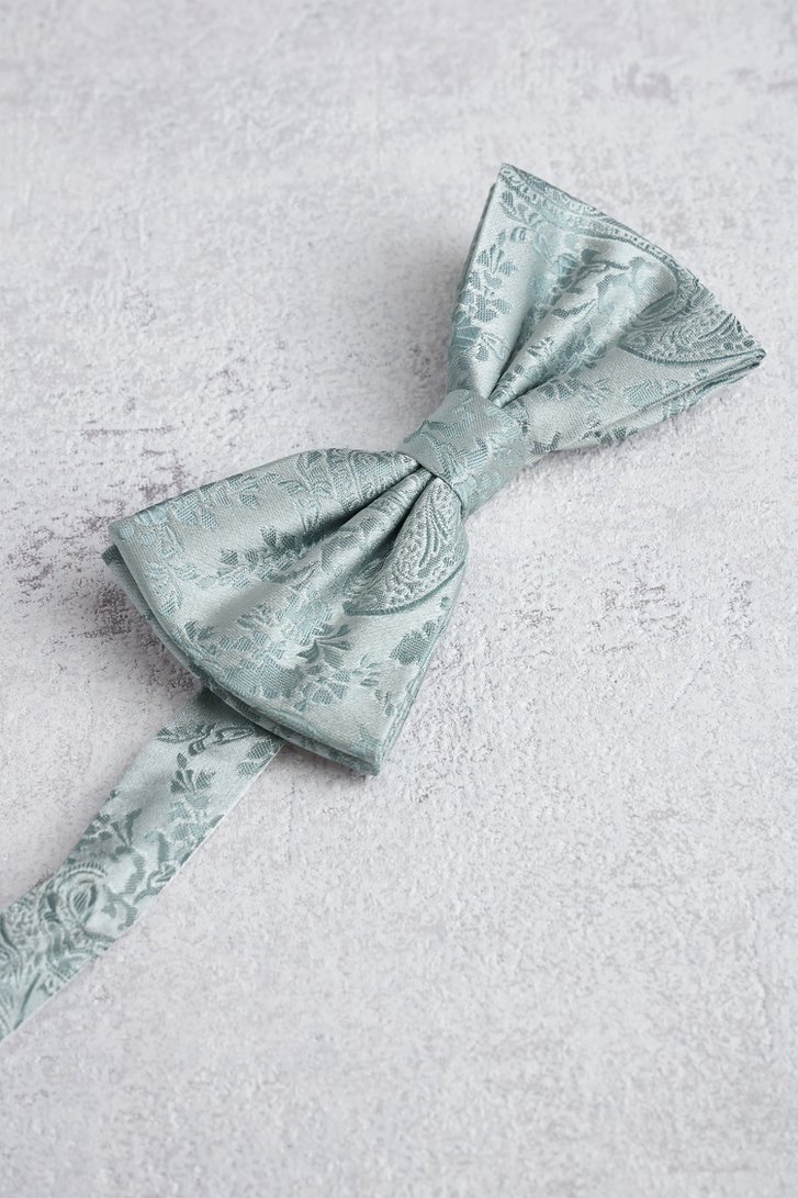 Productfoto 1 van Lichtgroene strik met paisleyprint door Liberty Island voor Heren