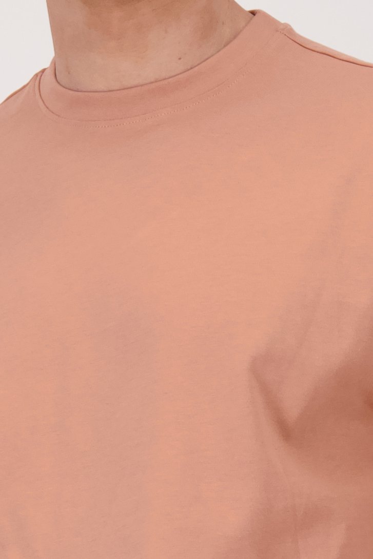 Lichtoranje T-shirt met ronde hals van ONLY & SONS voor Heren