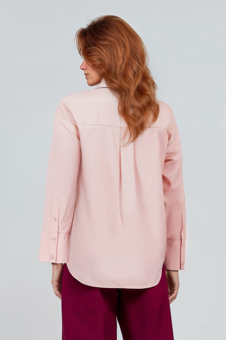 Achterkant van Lichtroze blouse door Liberty Island voor Dames