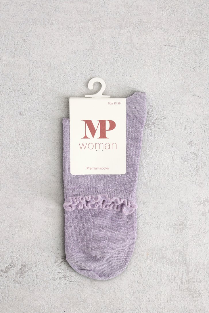 Productfoto 1 van Lila glittersokken door MP Denmark voor Dames