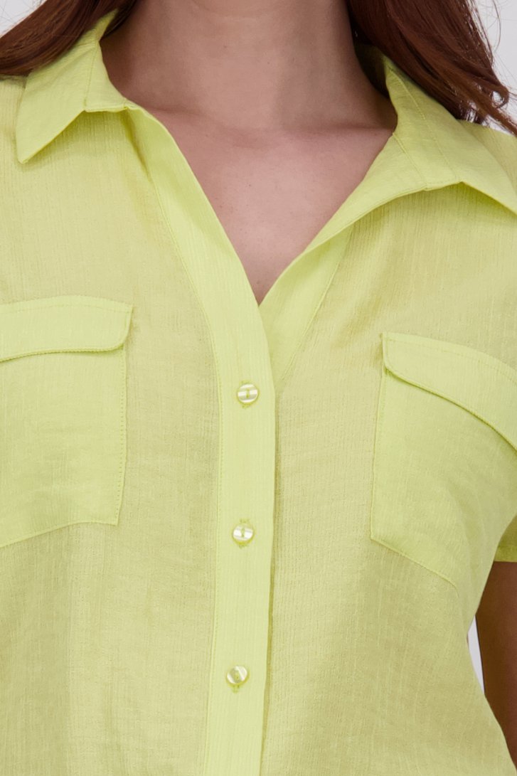 Limoengroene blouse  van Libelle voor Dames