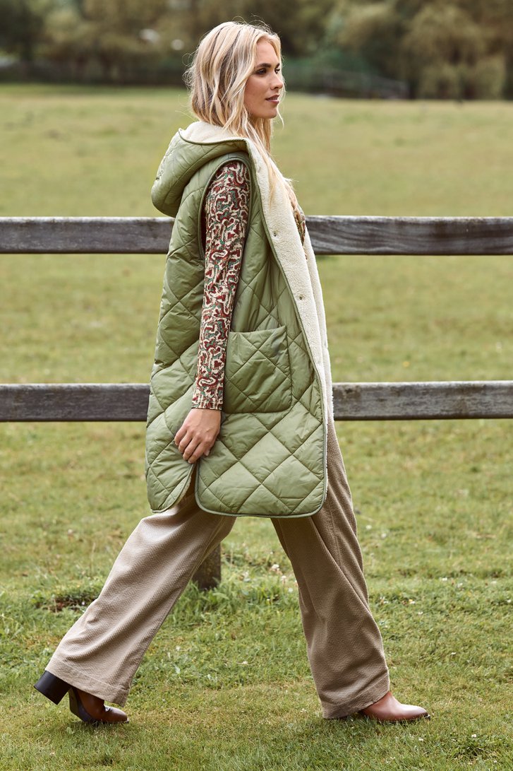 Long bodywarmer - réversible de Libelle pour Femmes