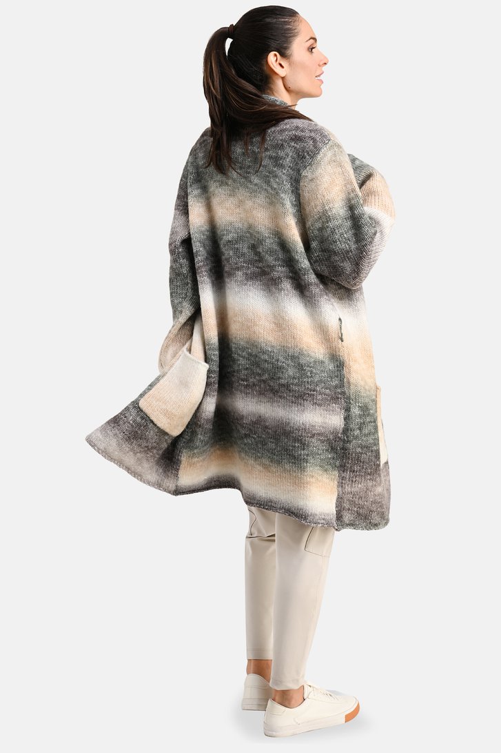 Long cardigan en ombré bleu-gris	 de Bicalla pour Femmes