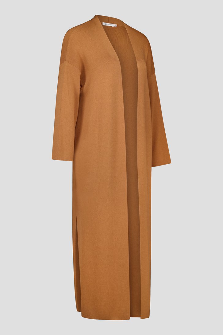 Long cardigan marron de D'Auvry pour Femmes