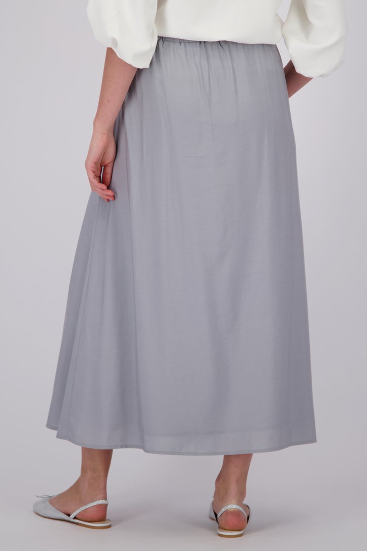 Longue jupe grise avec taille élastique de More & More pour Femmes