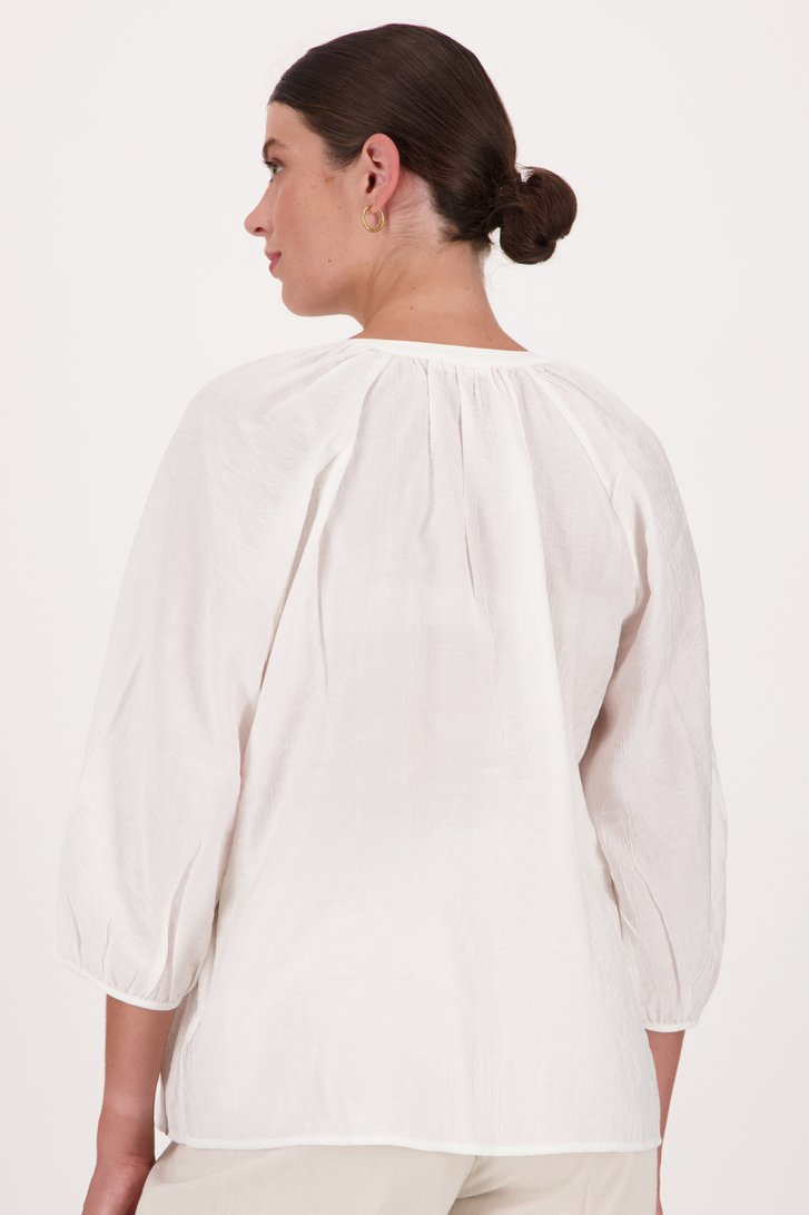 Luchtige witte blouse van Opus voor Dames