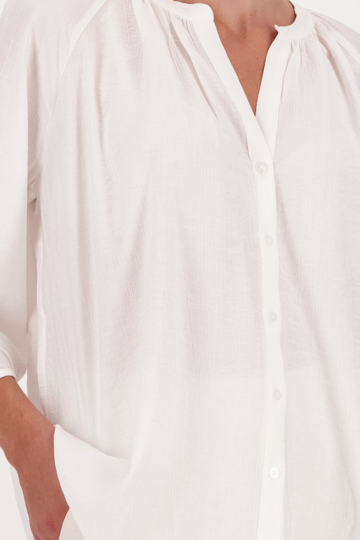 Luchtige witte blouse van Opus voor Dames