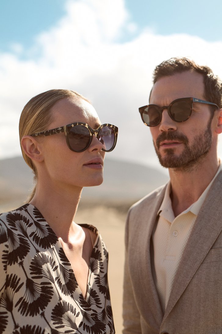 Lunettes de soleil brun foncé - Lulu de Komono pour Femmes