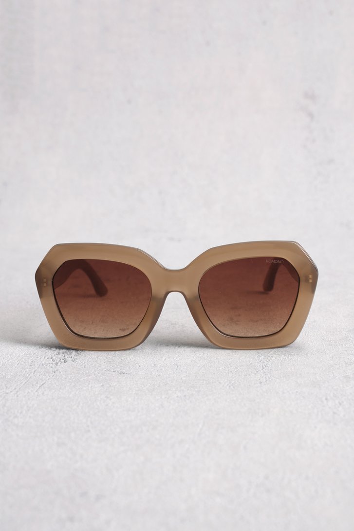 Le devant de Lunettes de soleil taupe - Gwen de Komono pour Femmes