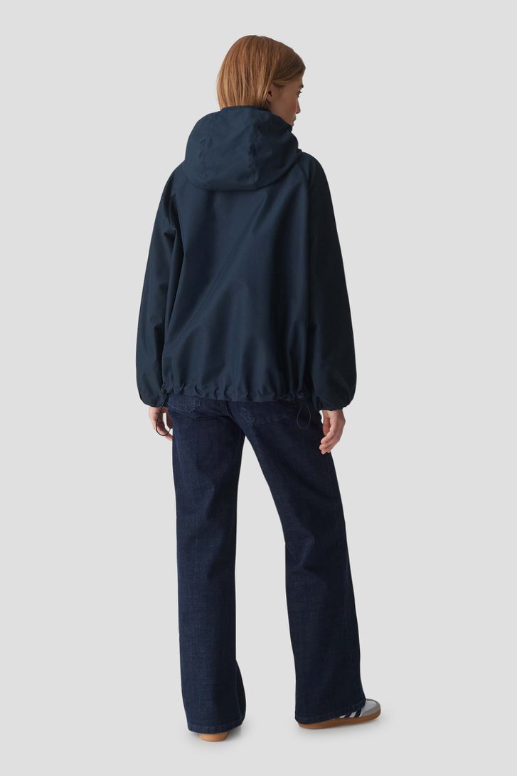 Manteau bleu foncé avec capuche	 de Opus pour Femmes