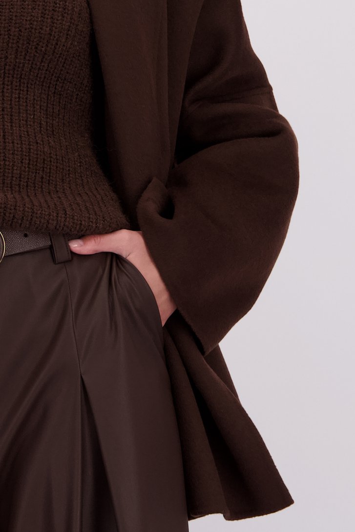 Détail de Manteau brun de D'Auvry pour Femmes