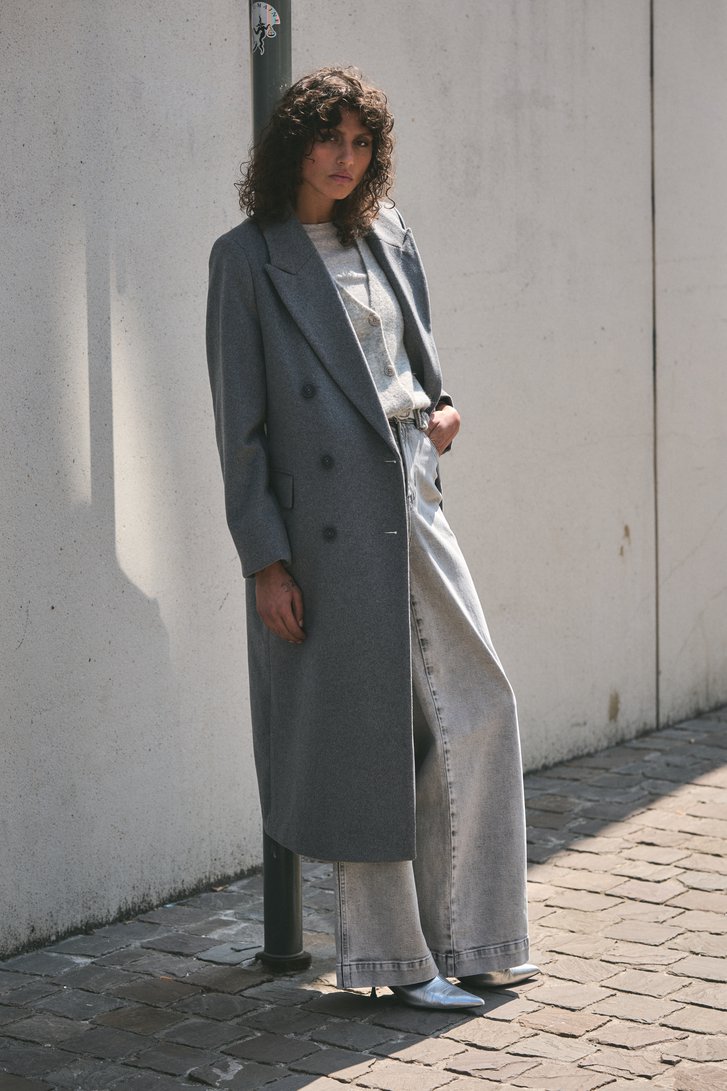 Photo supplémentaire 5 de Manteau long gris de Louise pour Femmes