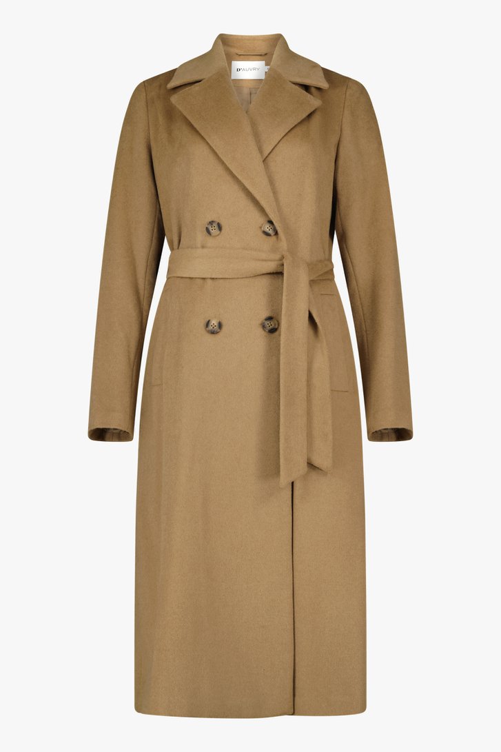 Manteau marron clair de D'Auvry pour Femmes