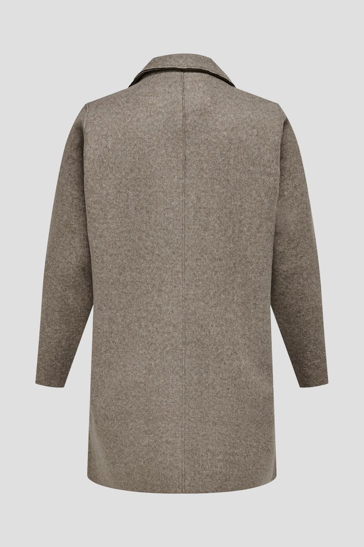 Photo produit 2 de Manteau marron clair de ONLY Carmakoma pour Femmes