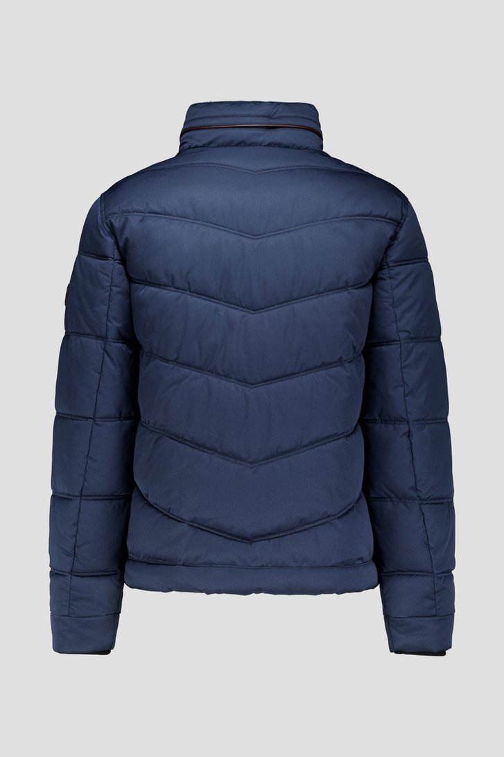 Photo produit 2 de Manteau matelassé bleu de District pour Hommes