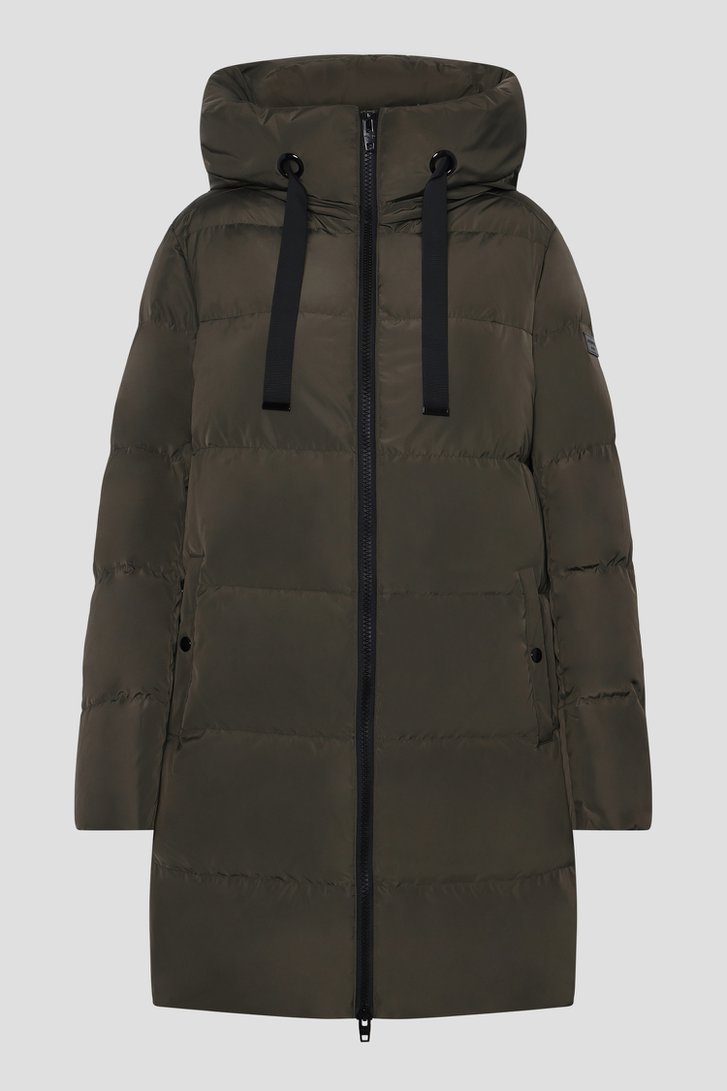 Photo produit 1 de Manteau matelassé kaki mi-long de Rock and Blue pour Femmes