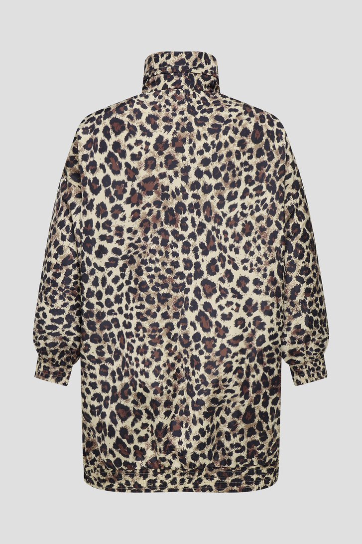 Manteau mi-long à imprimé léopard de Only Carmakoma pour Femmes