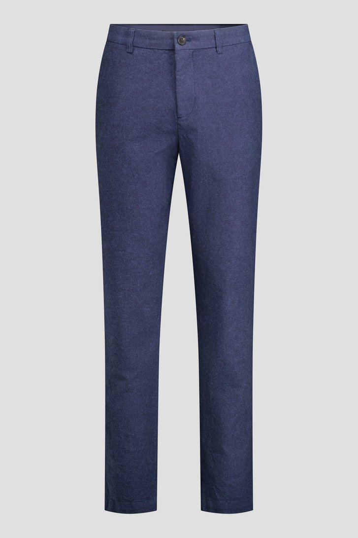 Productfoto 1 van Marineblauwe chino met linnen door Only & Sons voor Heren