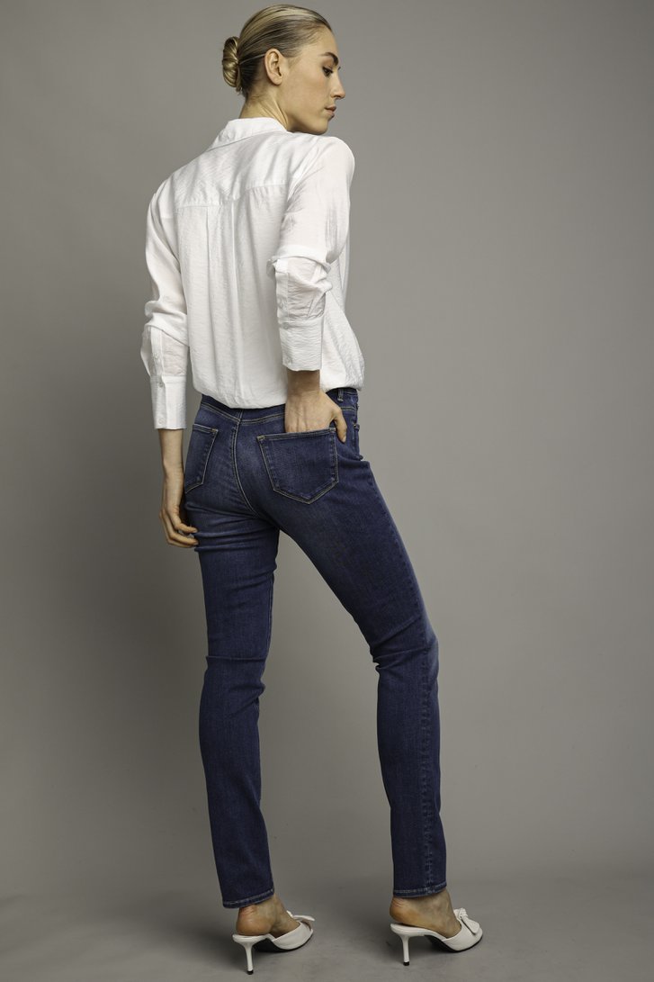 Extra foto 6 van Mediumblauwe jeans - Lily - Slim fit - L32 door Liberty Island Denim voor Dames