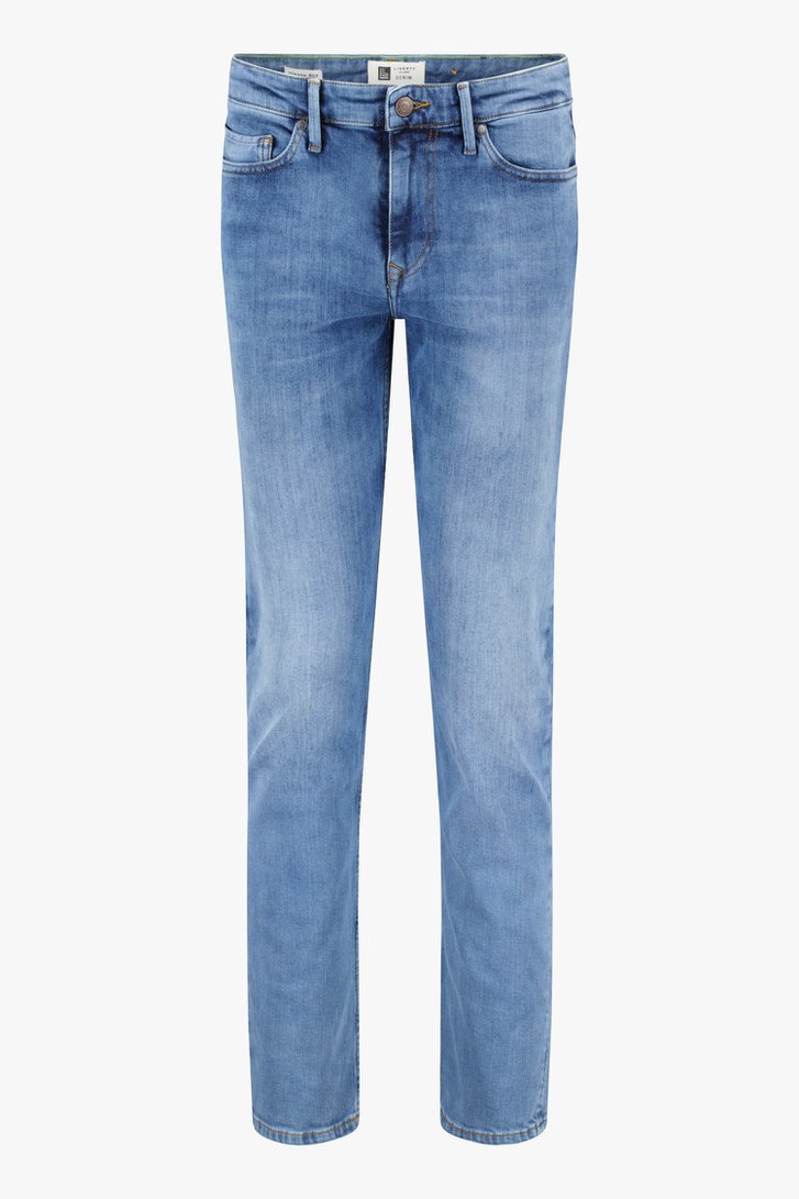 Mediumblauwe jeans - Tor - regular fit - L34 van Liberty Island Denim voor Heren