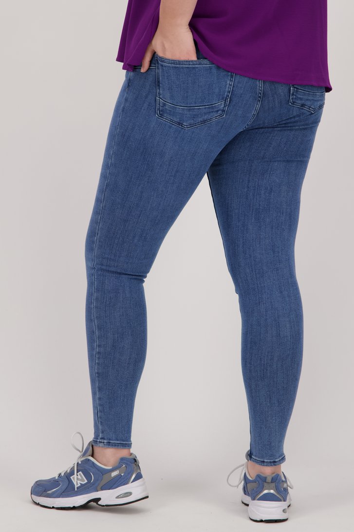 Mediumblauwe skinny jeans - L32  van Only Carmakoma voor Dames