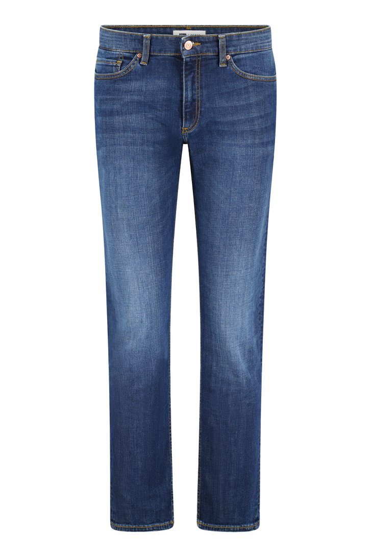 Middenblauwe jeans - Tom - regular fit - L34 van Liberty Island Denim voor Heren