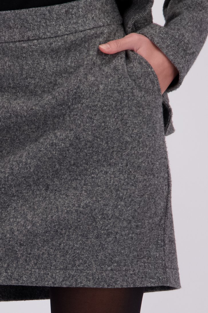 Détail de Mini-jupe grise  de Marc O'Polo pour Femmes