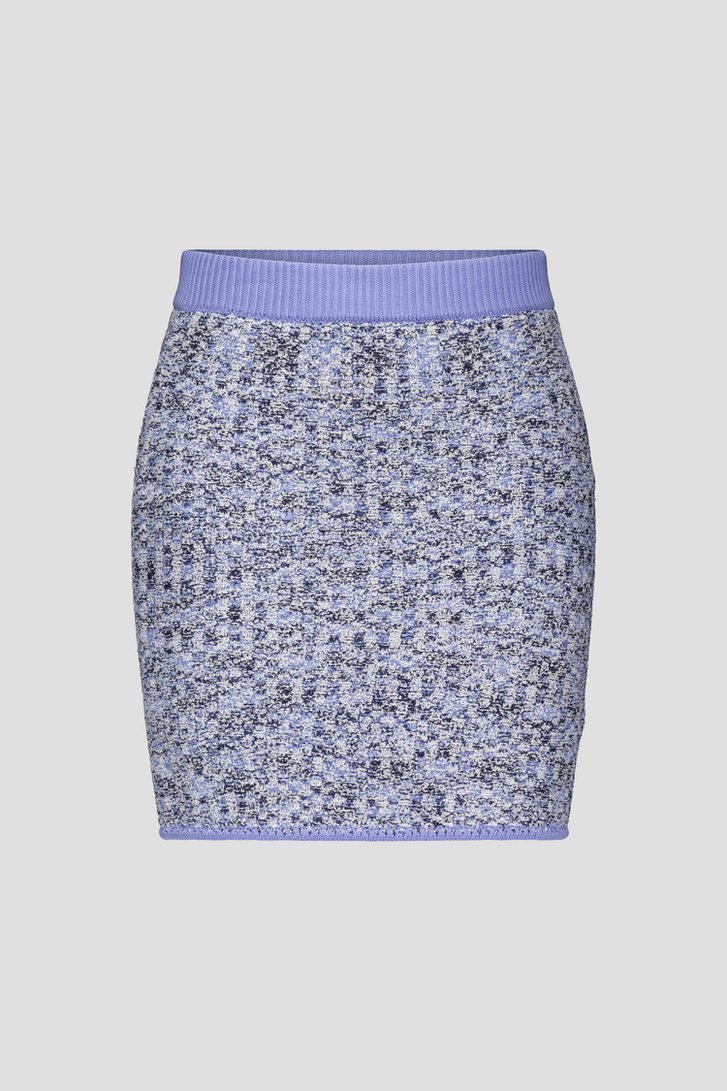 Minijupe en tricot bleu clair de Louise pour Femmes
