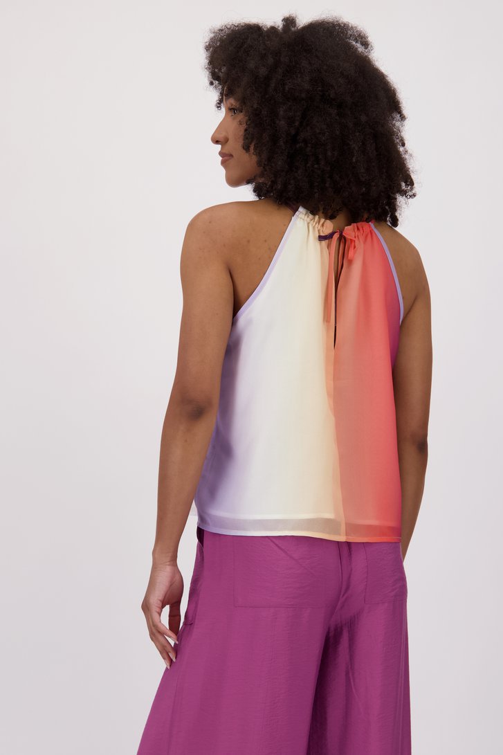 Mouwloze multicolor top van Louise voor Dames