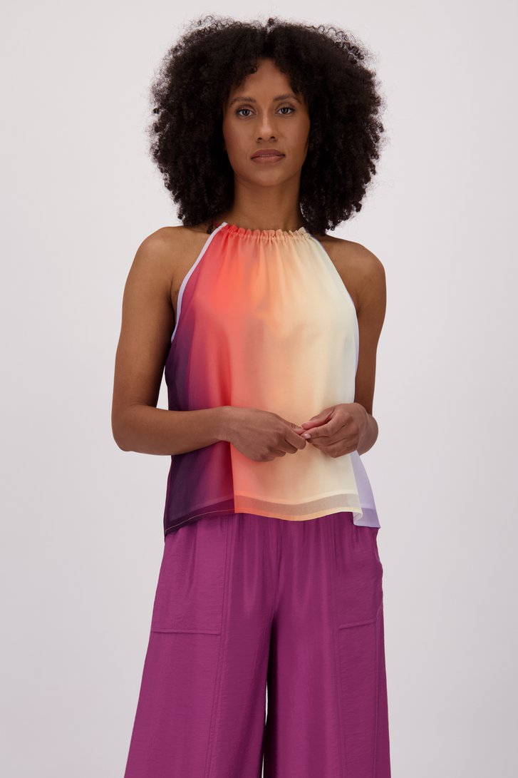 Mouwloze multicolor top van Louise voor Dames