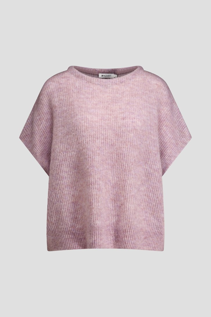 Productfoto 1 van Mouwloze paarse trui door D'Auvry voor Dames
