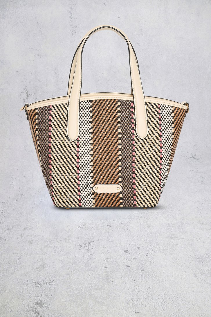 Voorkant van Multicolor shopper met geweven motief door Bulaggi voor Dames