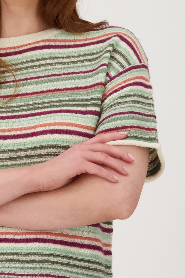 Multikleurig truitje met korte mouwen van Libelle voor Dames