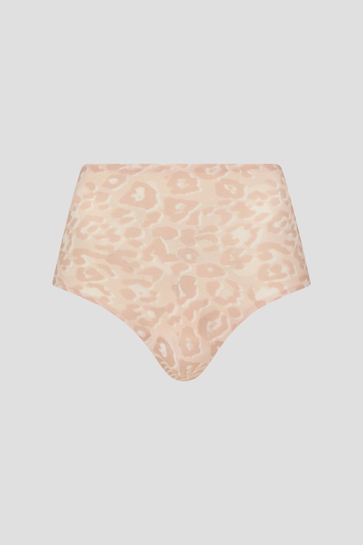 Productfoto 1 van Naadloze beige onderbroek met animalprint door Chantelle voor Dames