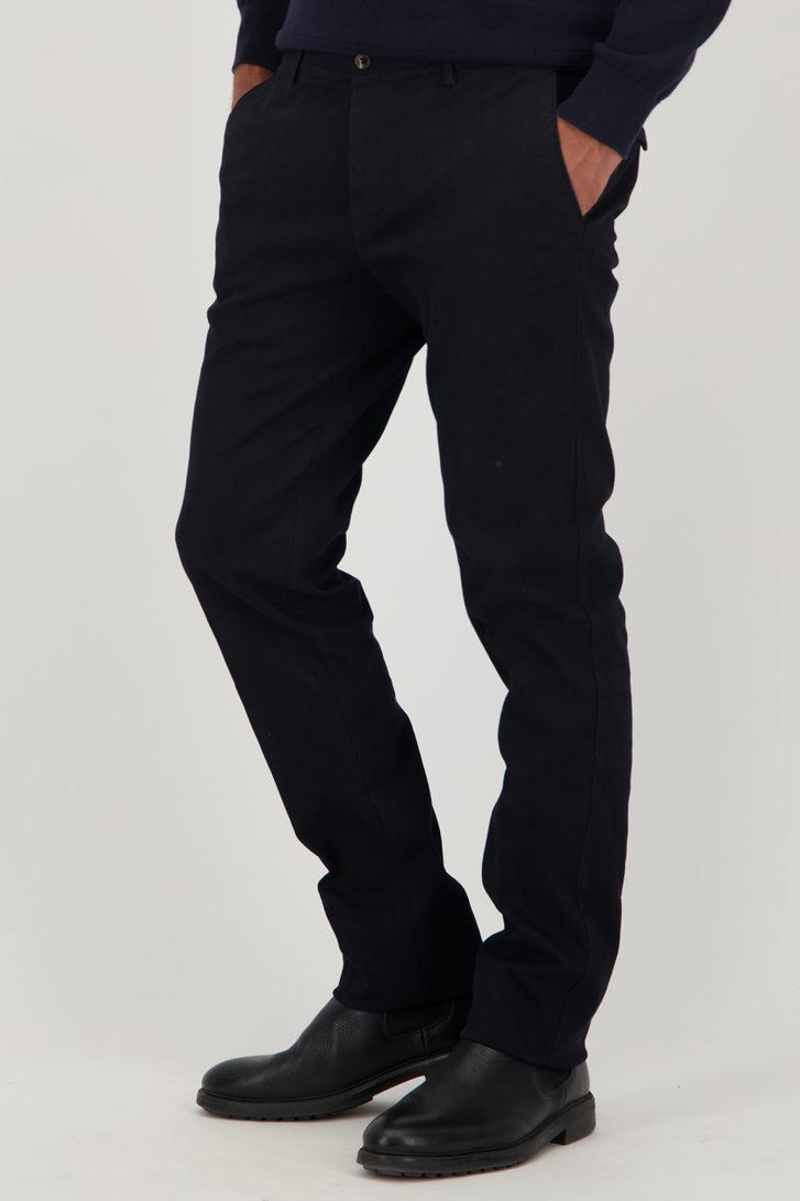 Navy chino - New York - Regular fit van Brassville voor Heren