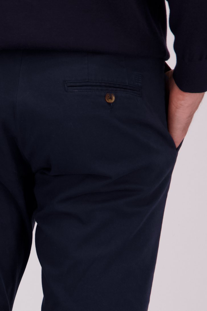 Detail van Navy chino door Upper East voor Heren