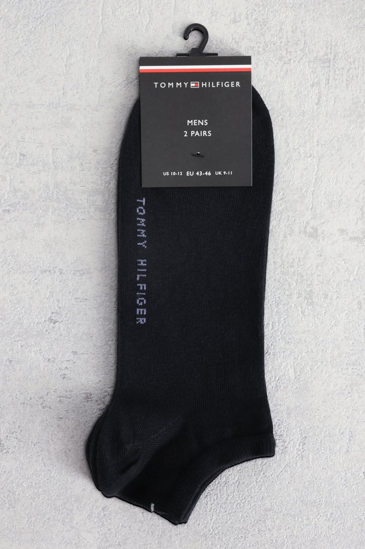 Productfoto 1 van Navy enkelsokken - 2 paar door Tommy Hilfiger voor Heren