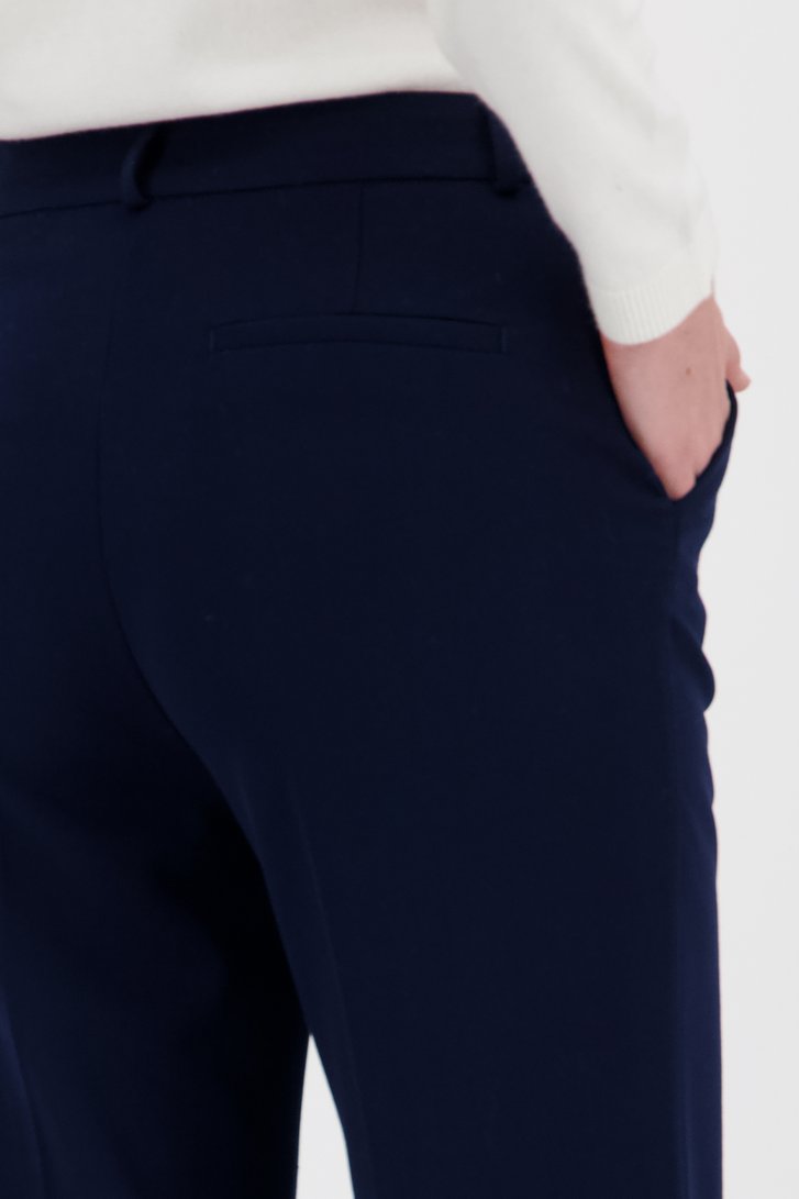 Navy geklede broek - straight fit van Liberty Island voor Dames