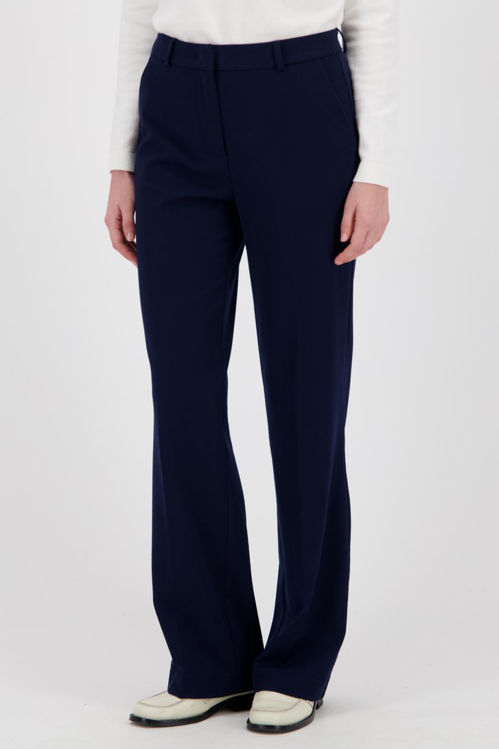 Navy geklede broek - straight fit van Liberty Island voor Dames