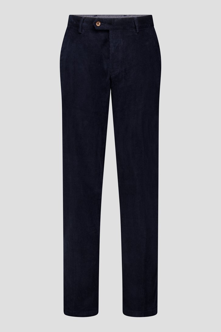Productfoto 1 van Navy geribde chino - Louisiana - Regular fit door Brassville voor Heren