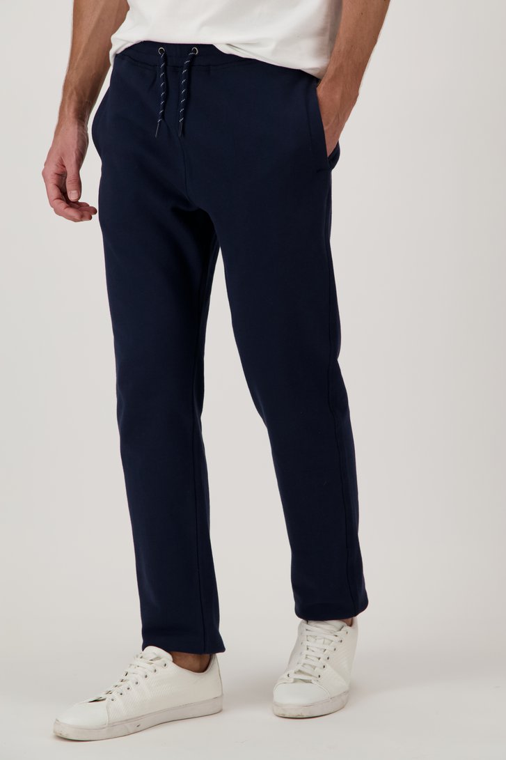 Navy joggingbroek van Ravøtt voor Heren