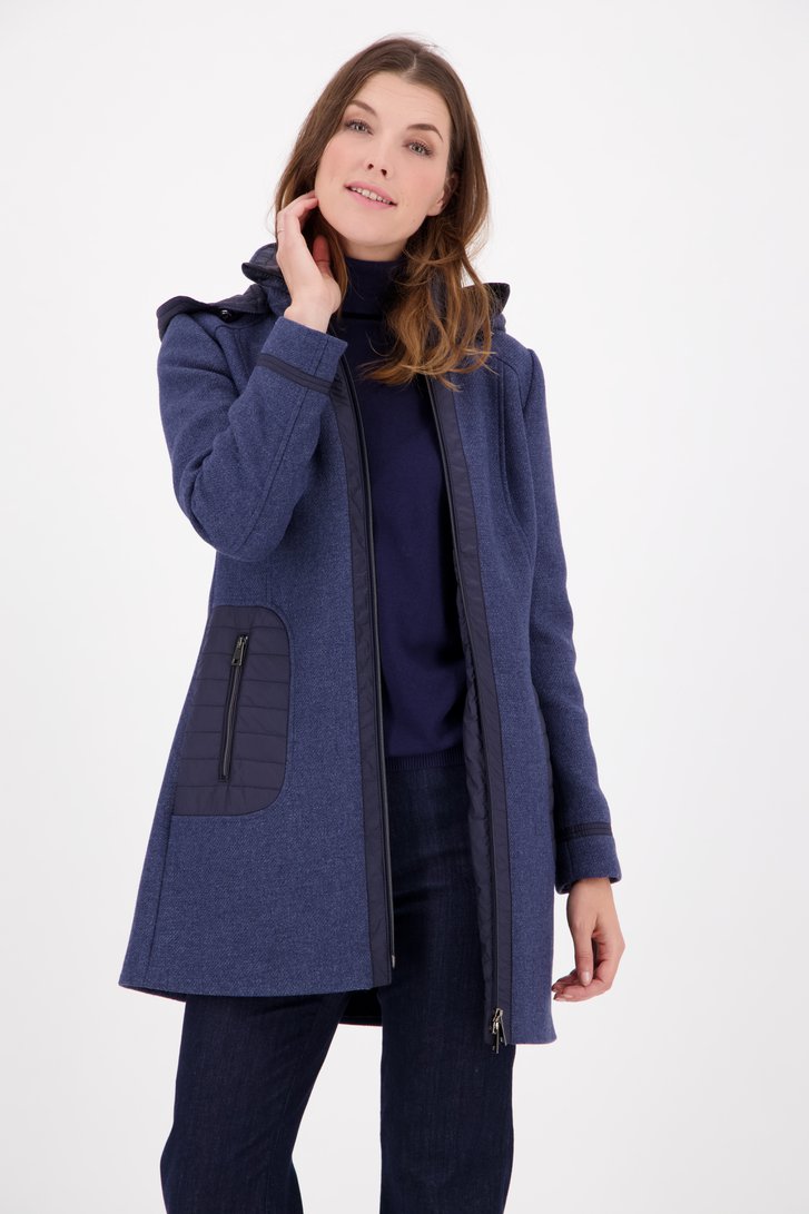 H&M Korte Jas geruite print casual uitstraling Mode Jassen Korte jassen 