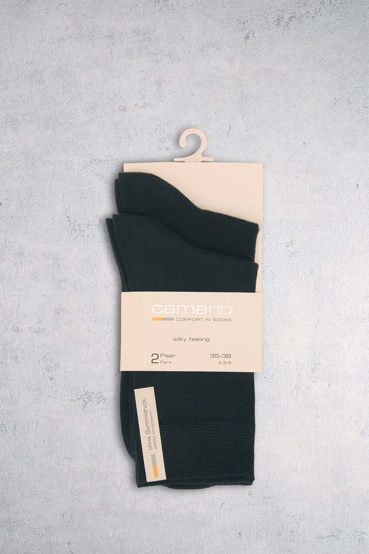Productfoto 4 van Navy sokken - 2 paar door Camano voor Dames