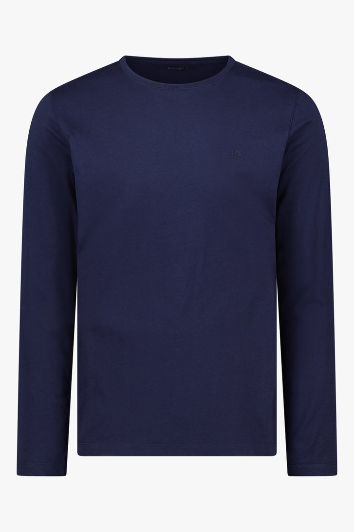 Productfoto 1 van Navy T-shirt met lange mouwen door Liberty Island voor Heren