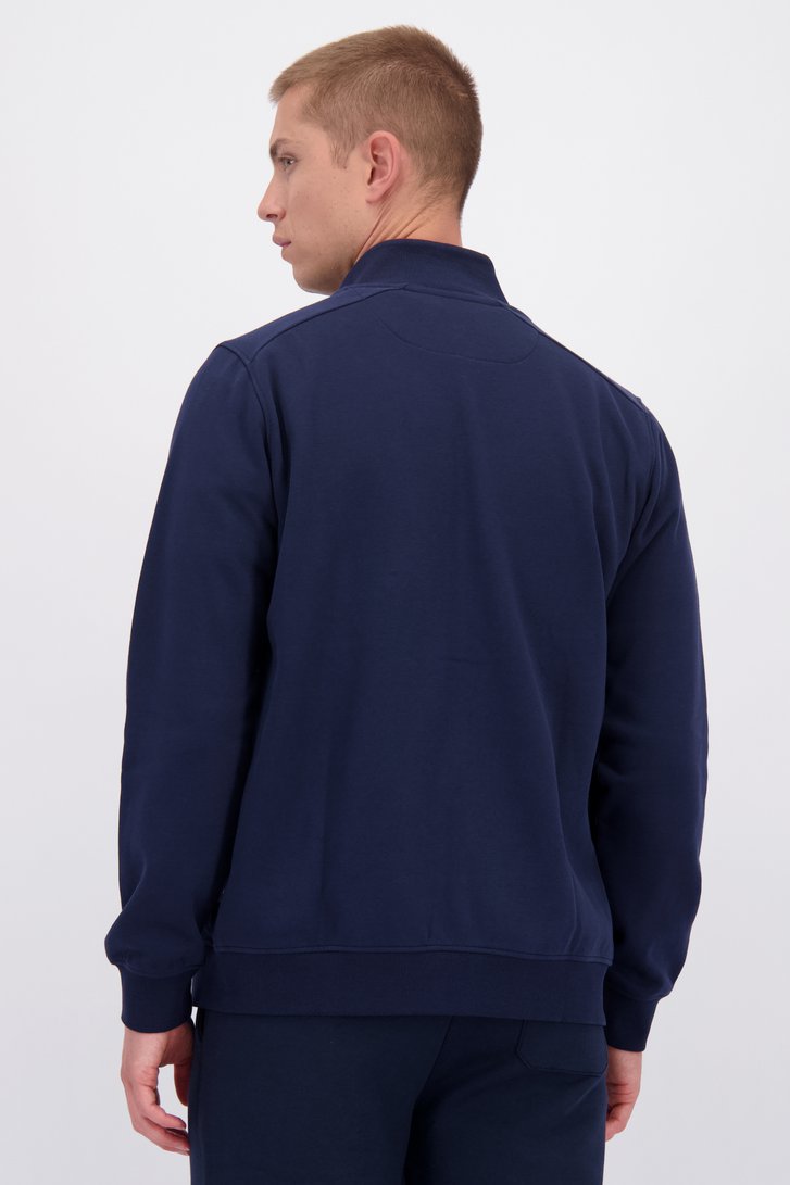 Achterkant van Navy vest met rits door Liberty Island voor Heren