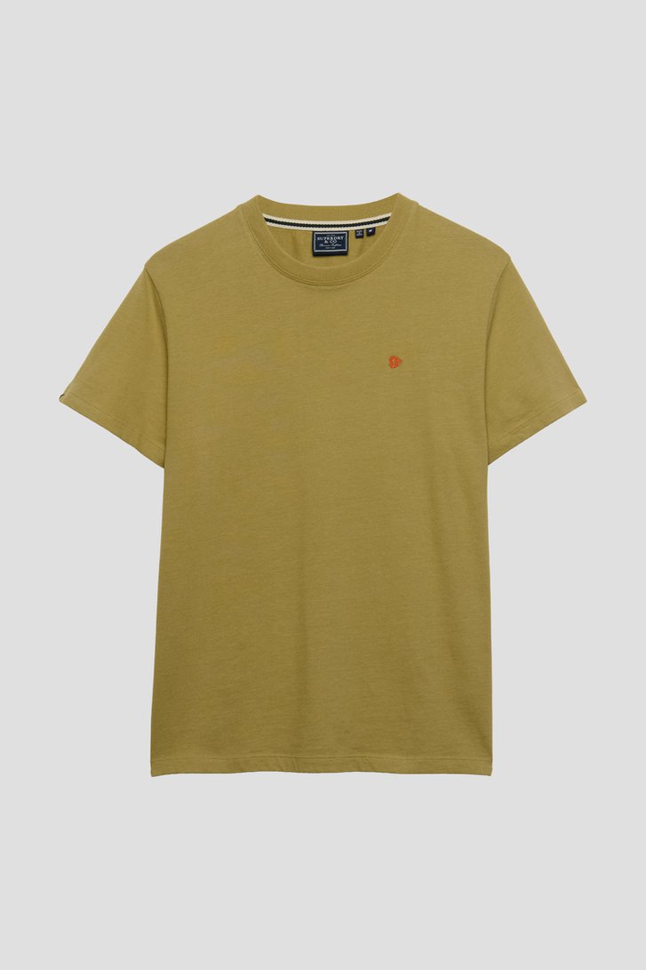 Productfoto 1 van Olijfgroen T-shirt met ronde hals door Superdry voor Heren